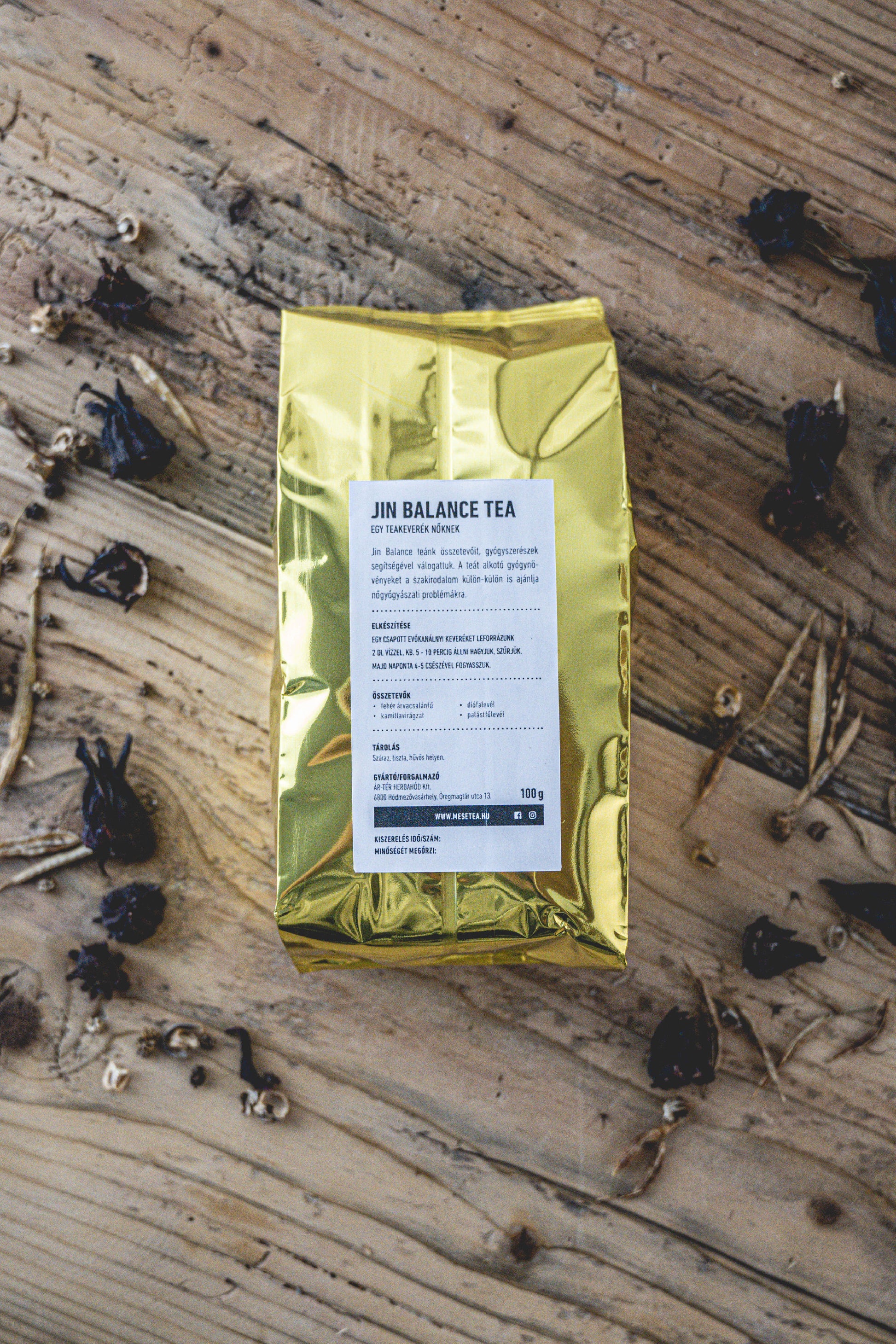 jin balance tea felfázásra